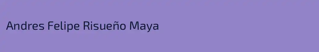 Andres Felipe Risueño Maya
